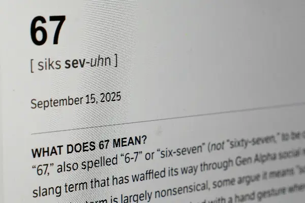 Dictionary.com names viral teen slang “6‑7” as 2025 Word of the Year