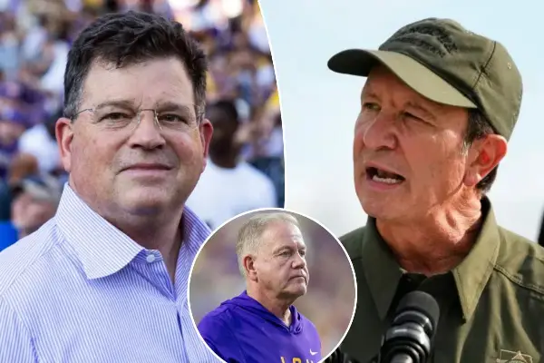Louisiana Governor Jeff Landry Blasts LSU Athletic Director Scott Woodward After Football Coach Firing