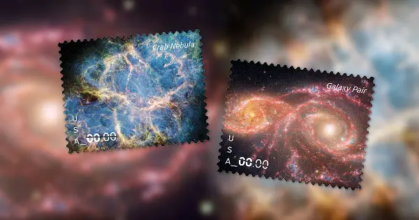 US Postal Service Unveils 2026 Priority Mail Stamps Featuring Deep Space Images