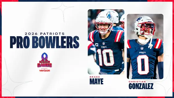 Christian Gonzalez and Drake Maye Selected to 2026 Pro Bowl